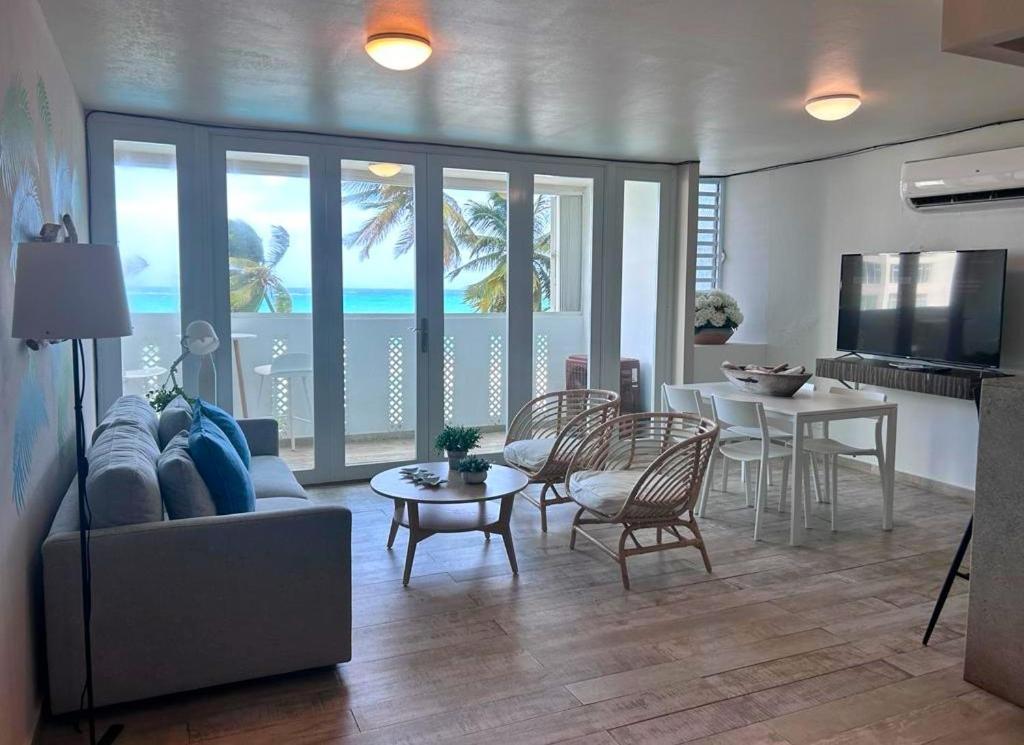סן חואן Kasa Brisa Marina Ocean View Balcony Beachfront מראה חיצוני תמונה